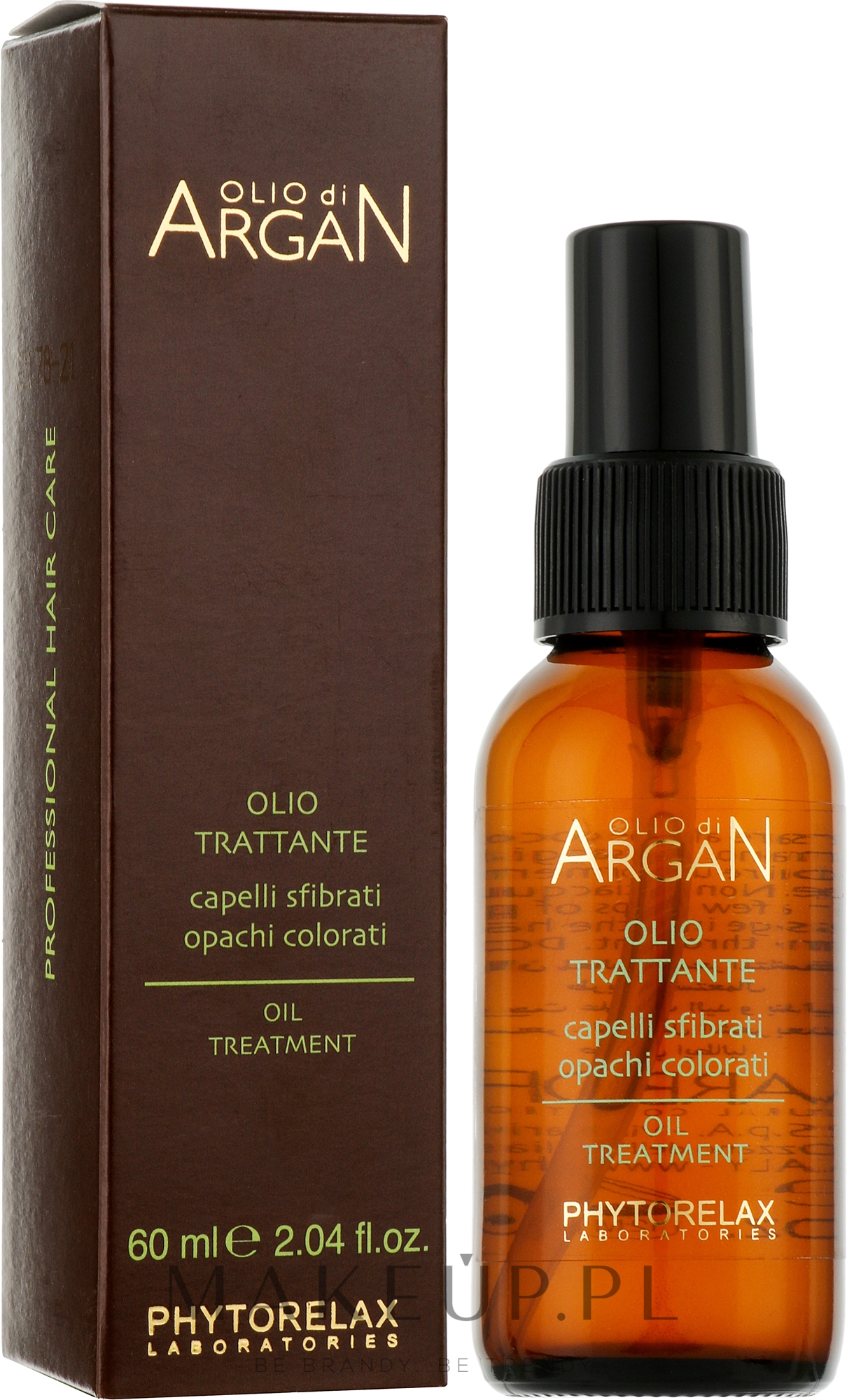 Odżywczy olejek do włosów - Phytorelax Laboratories Olio di Argan Oil Treatment — Zdjęcie 60 ml