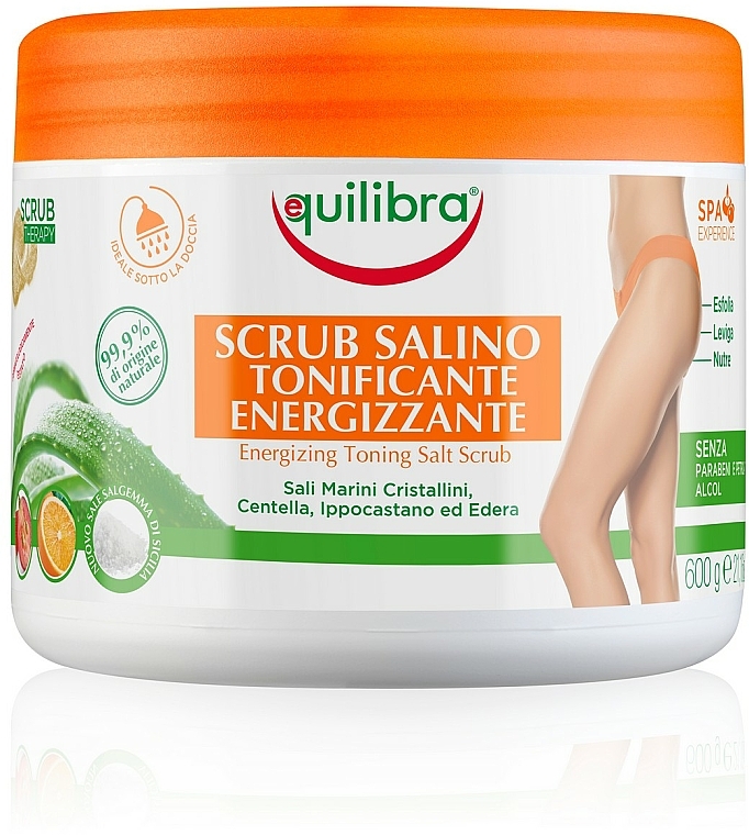 Peeling do ciała - Equilibra Energizing Toning Salt Scrub — Zdjęcie N1