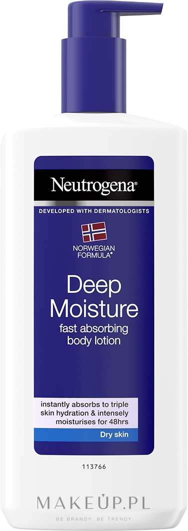 Głęboko nawilżająca emulsja do ciała do skóry suchej - Neutrogena Deep Moisture Body Lotion Dry Skin — Zdjęcie 400 ml
