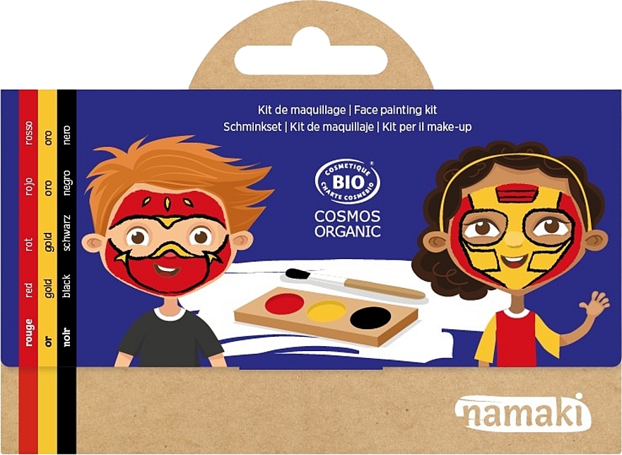 Paleta kolorów do malowania twarzy - Namaki Ninja & Superhero Face Painting Kit — Zdjęcie N1