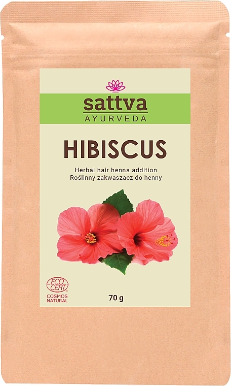 Maska do włosów - Sattva Hibiscus Herbal Hair Henna Adition — Zdjęcie N1