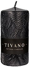 Świeca dekoracyjna, 7 x 14 cm, czarna - Artman Tivano — Zdjęcie N1