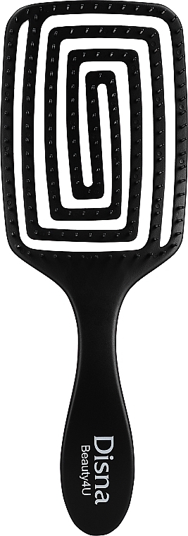 Szczotka do włosów, prostokątna, 23 cm, czarna - Disna Beauty4U Puzzle Brush — Zdjęcie N1