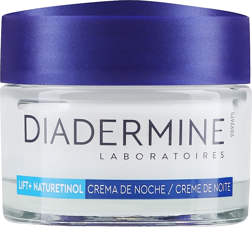 Krem do twarzy na noc - Diadermine Lift+ Naturetinol Night Cream — Zdjęcie N1
