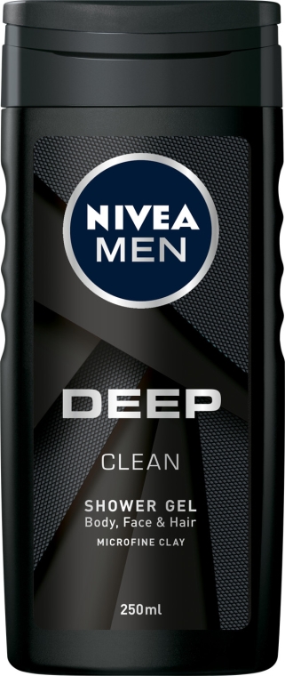 Głęboko oczyszczający żel pod prysznic dla mężczyzn - NIVEA MEN Deep Clean Shower Gel — Zdjęcie N1