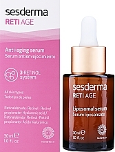 Przeciwstarzeniowe serum do twarzy - SesDerma Laboratories Reti Age Facial Antiaging Serum 3-Retinol System — Zdjęcie N2