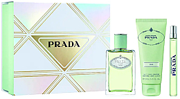 Prada Infusion D'Iris Set - Zestaw (edp 100 ml + b/lot 100 ml + edp mini 10 ml) — Zdjęcie N1