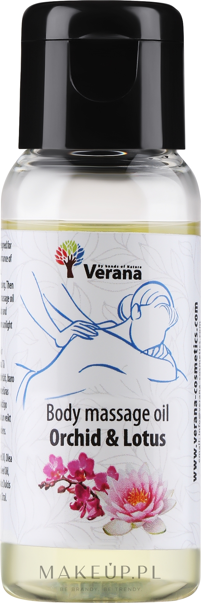 Olejek do masażu ciała Orchid & Lotus Flower - Verana Body Massage Oil — Zdjęcie 30 ml