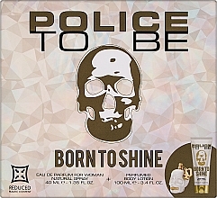 Zestaw (edp/40ml + b/lot/100ml) - Police To Be Born To Shine Woman — Zdjęcie N1