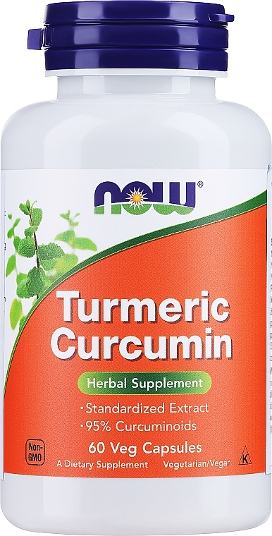 Kurkumina w kapsułkach - Now Foods Curcumin — Zdjęcie N1