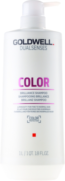 Nabłyszczający szampon do włosów farbowanych - Goldwell Dualsenses Color Brilliance Shampoo — Zdjęcie N3
