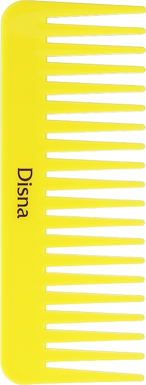 Szeroki grzebień do włosów PE-29, 15,8 cm, żółty - Disna — Zdjęcie N1