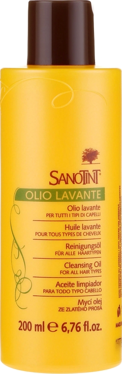 Delikatny olejek oczyszczający do wszystkich rodzajów włosów - SanoTint Cleansing Oil For All Hair Types — Zdjęcie N2