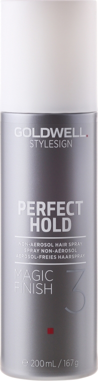 Nabłyszczający spray do włosów bez aerozolu - Goldwell StyleSign Perfect Hold Magic Finish N.A. — Zdjęcie N1