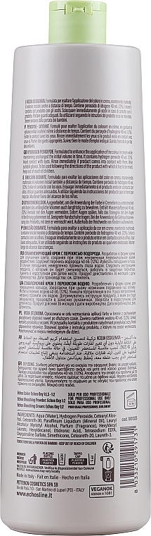 Krem-utleniacz - Echosline Hydrogen Peroxide Stabilized Cream 40 vol (12%) — Zdjęcie N4