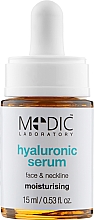 Serum do twarzy z kwasem hialuronowym - Pierre Rene Medic Laboratory Hyaluronic Serum Face & Neckline Moisturising — Zdjęcie N2