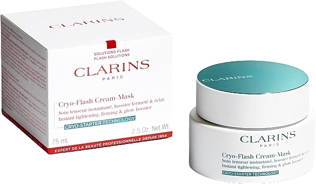 Maseczka kremowa do twarzy - Clarins Cryo-Flash Cream-Mask  — Zdjęcie N3