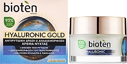 Krem przeciwzmarszczkowy na noc - Bioten Hyaluronic Gold Replumping Antiwrinkle Night Cream — Zdjęcie N2