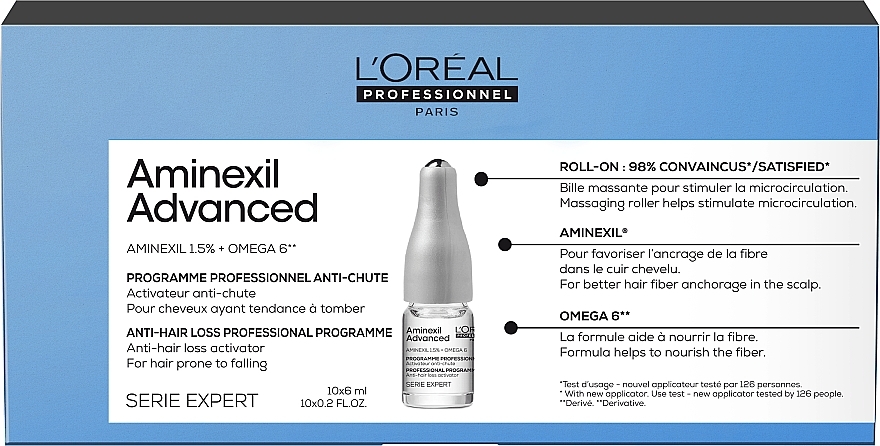 Ampułki przeciw wypadaniu włosów - L'Oreal Professionnel Serie Expert Aminexil Advanced — Zdjęcie N5