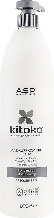 Balsam przeciwłupieżowy - Affinage Salon Professional Kitoko Dandruff Control Balm — Zdjęcie N1