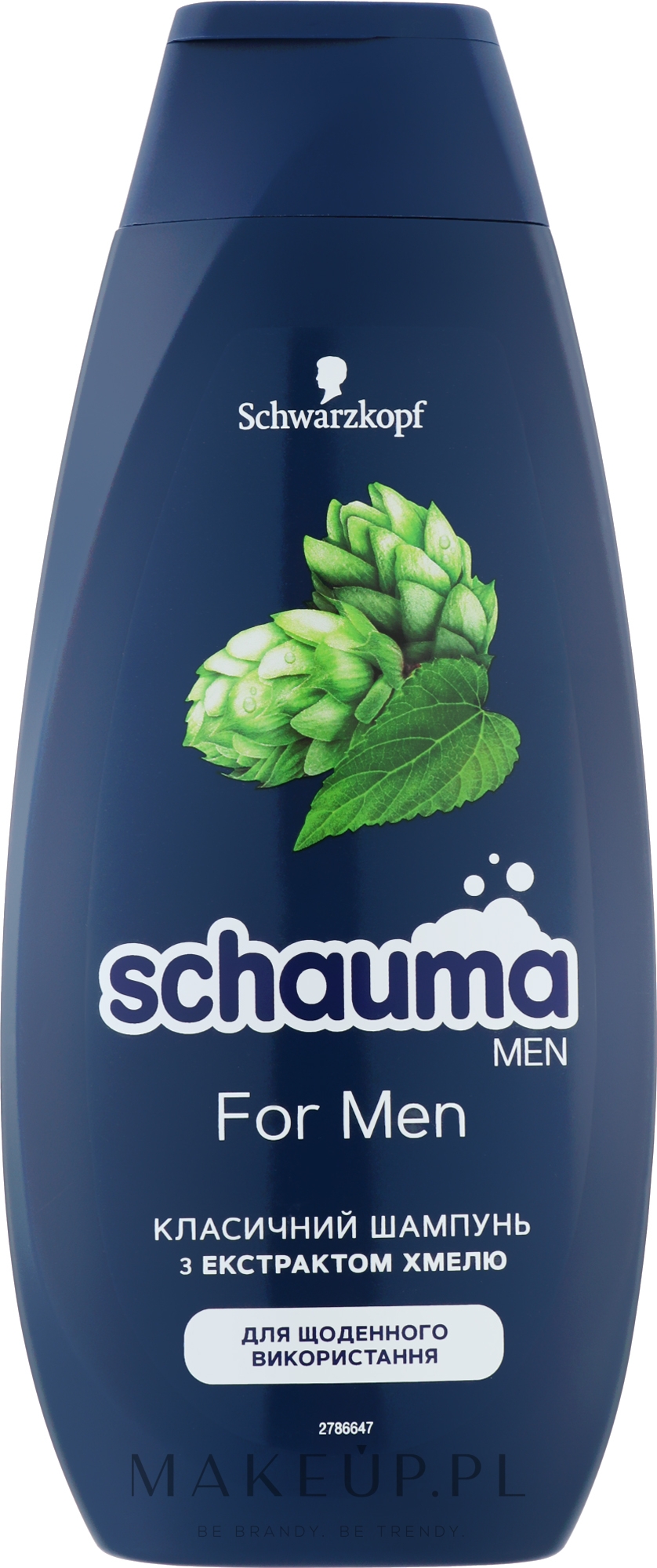 Szampon do włosów dla mężczyzn do codziennego stosowania - Schauma MEN For MEN — Zdjęcie 400 ml