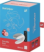 Kup Wibrator dla par, biały - Satisfyer Double Fun Partner Vibrator