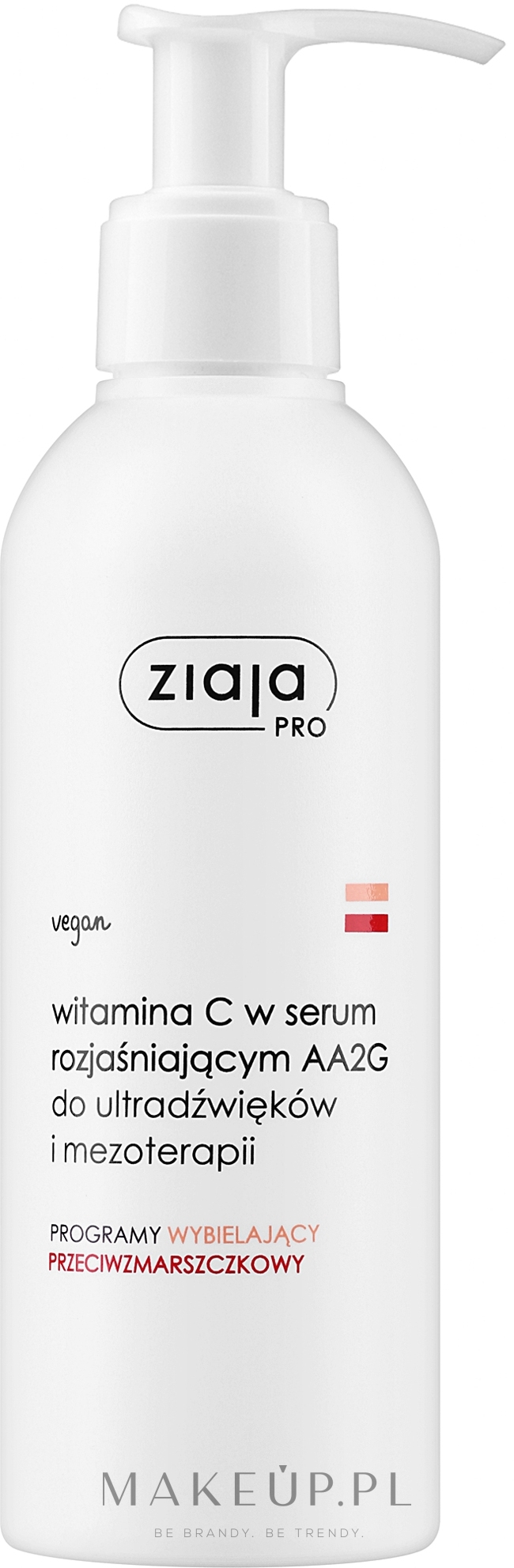Witamina C w serum rozjaśniającym AA2G - Ziaja Pro — Zdjęcie 200 ml