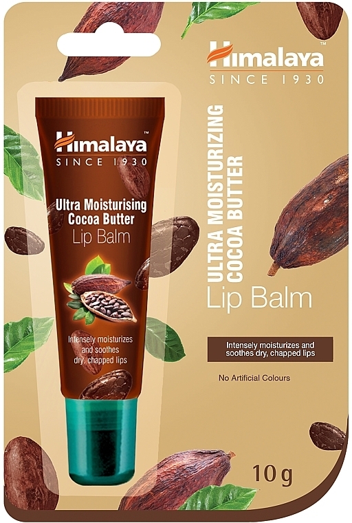 Nawilżający balsam do ust z masłem kakaowym - Himalaya Herbals Ultra Moisturizing Cocoa Butter Lip Balm
