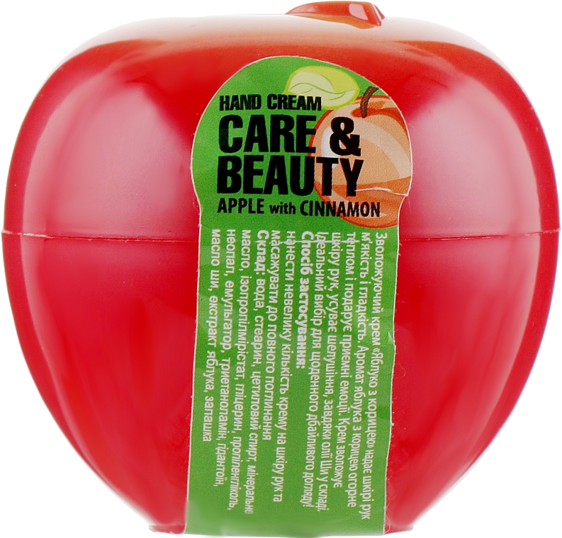 Krem do rąk Jabłko i cynamon - Care & Beauty Hand Cream