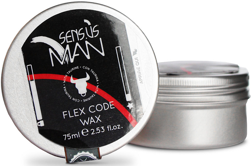 Wosk do włosów - Sensus Man Flex Code Wax  — Zdjęcie N1