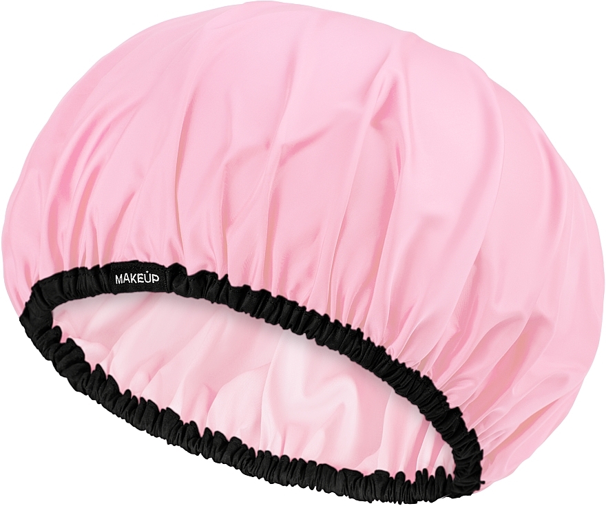 Różowy czepek Chic - MAKEUP Bath Cap Pink — Zdjęcie N1