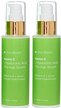 Kup Zestaw serum do twarzy - Dr. Eve_Ryouth Vitamin D + Hyaluronic Acid Pro-Age (serum/2x60ml)