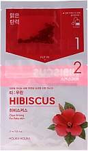 Ujędrniająca maseczka w płachcie z herbatą z hibiskusem - Holika Holika Brewing Tea Bag Mask Hibiscus — Zdjęcie N1