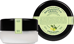 Krem do golenia Plexi Bergamotto Neroli - Mondial Shaving Cream Wooden Bowl — Zdjęcie N1