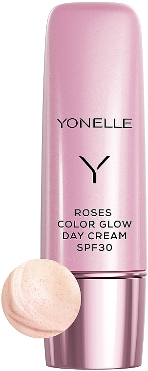 Rozświetlający krem ​​do twarzy na dzień z SPF 30	 - Yonelle Roses Color Glow Day Cream SPF 30 — Zdjęcie N1