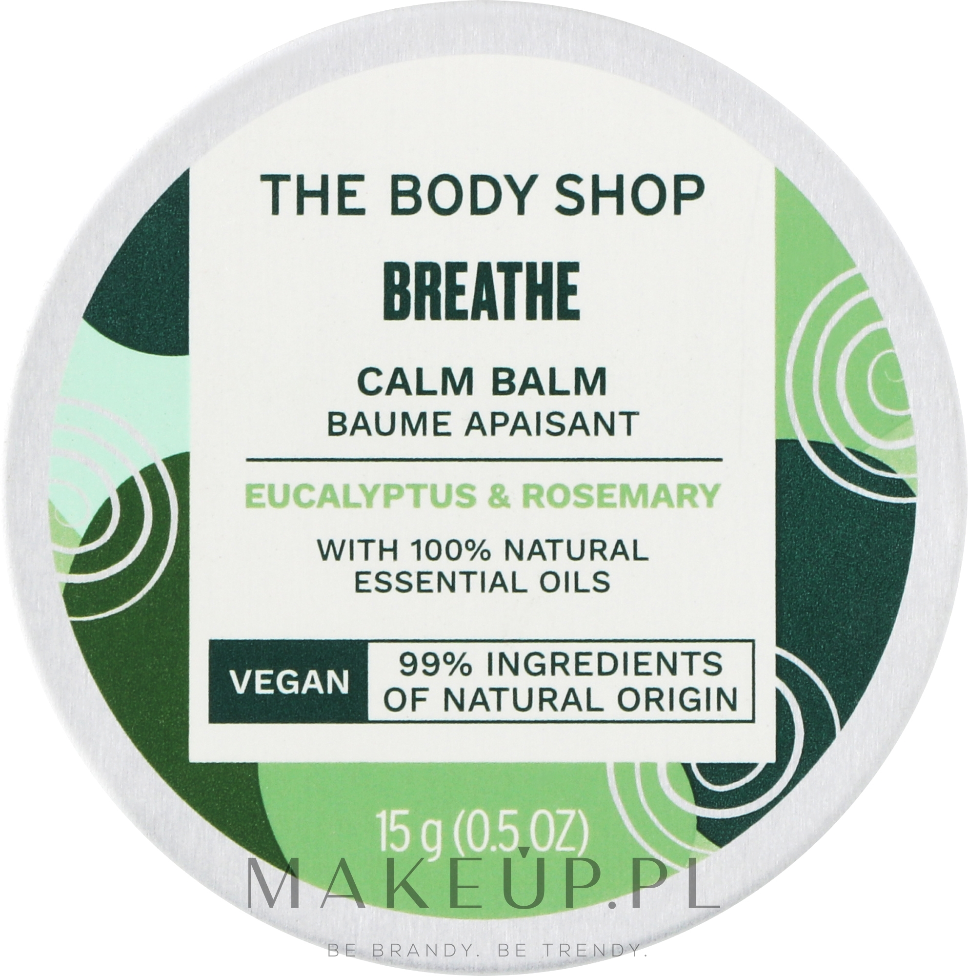 Balsam na punkty tętna - The Body Shop Breathe Calm Balm — Zdjęcie 15 g