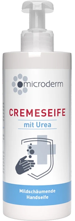 Kremowe mydło do rąk z mocznikiem - Microderm Cream Soap With Urea — Zdjęcie N1
