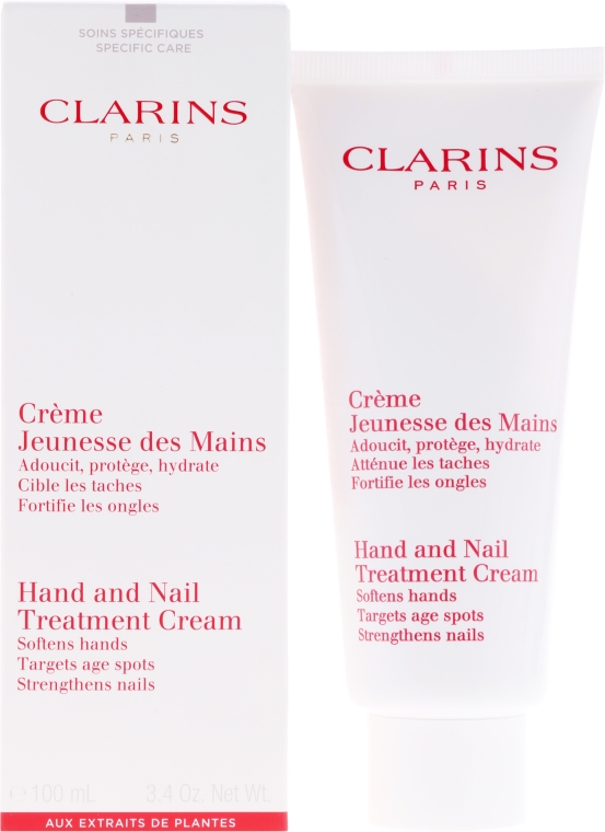 Intensywnie nawilżający krem do rąk i paznokci - Clarins Hand & Nail Treatment Cream