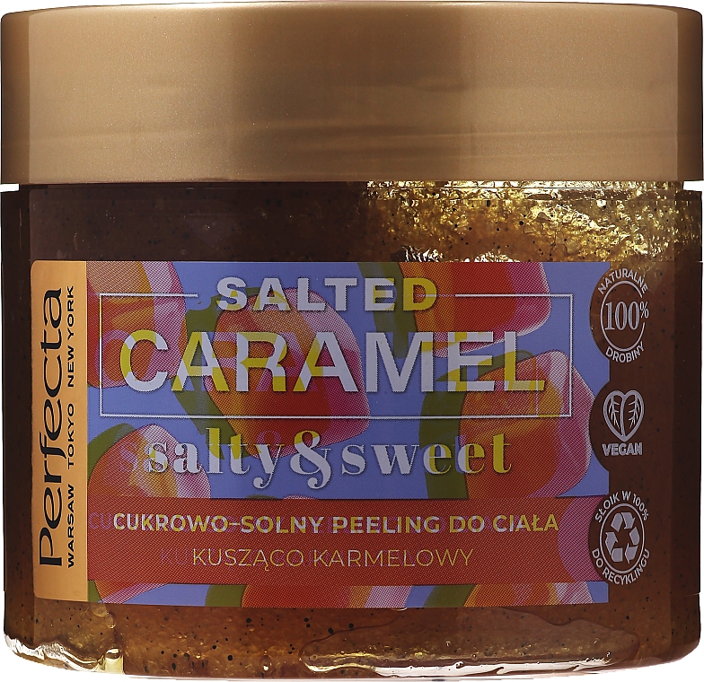 Cukrowo-solny peeling do ciała Solony karmel - Perfecta — Zdjęcie N1