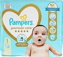 Kup Pieluszki Premium Care Newborn (2-5 kg), 26 szt. - Pampers