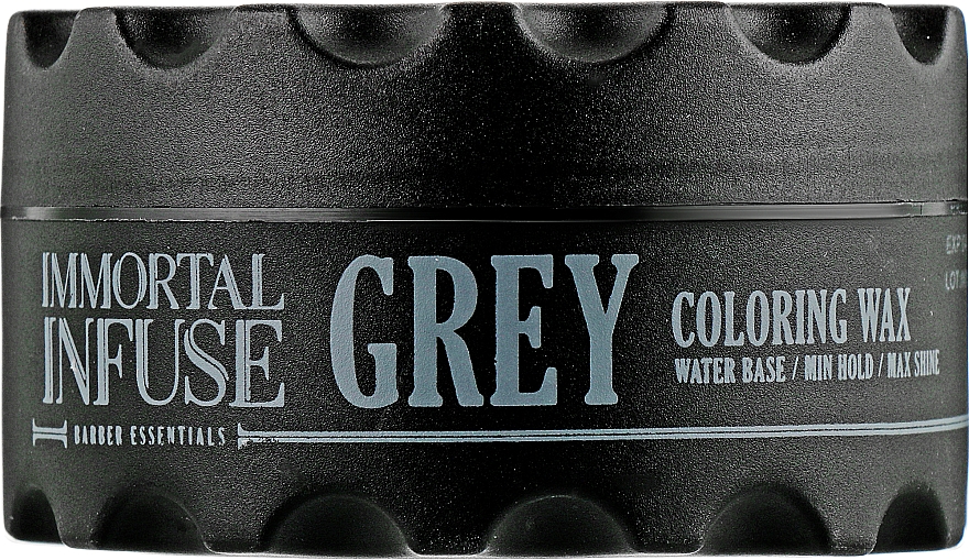 Wosk do stylizacji włosów - Immortal Infuse Grey Coloring Wax — Zdjęcie N2