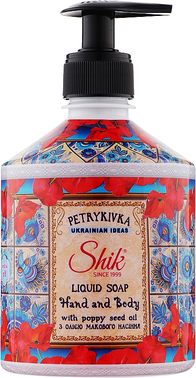 Mydło w płynie z olejem makowym - Shik Petrykivka Liquid Soap Hand and Body