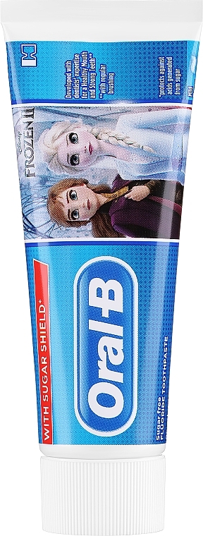 Pasta do zębów dla dzieci Kraina lodu II - Oral-B Junior Frozen II Toothpaste 3+ Yeards Kids — Zdjęcie N2