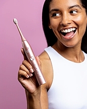 Elektryczna szczoteczka do zębów, różowa - Spotlight Oral Care Sonic Toothbrush Rose Gold — Zdjęcie N3