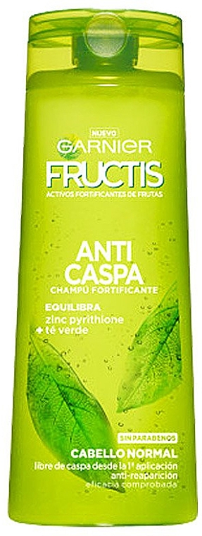 Wzmacniający szampon przeciwłupieżowy - Garnier Fructis Shampoo  — Zdjęcie N1