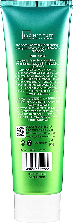 Wygładzający szampon do włosów - IDC Institute Frizz Fixer Anti-Frizz Shampoo  — Zdjęcie N2