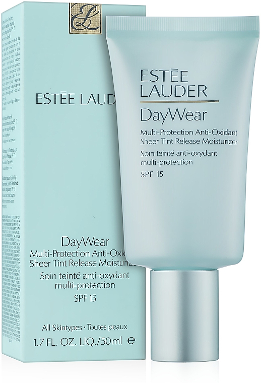 PRZECENA! Nawilżający krem przeciwstarzeniowy do twarzy - Estée Lauder DayWear Sheer Tint Release Advanced Multi-Protection Anti-Oxidant Moisturizer SPF 15 * — фото N1