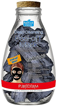 Maseczka peel-off węglowa - Purederm Deep Cleansing Peel-off Mask Charcoal — Zdjęcie N1