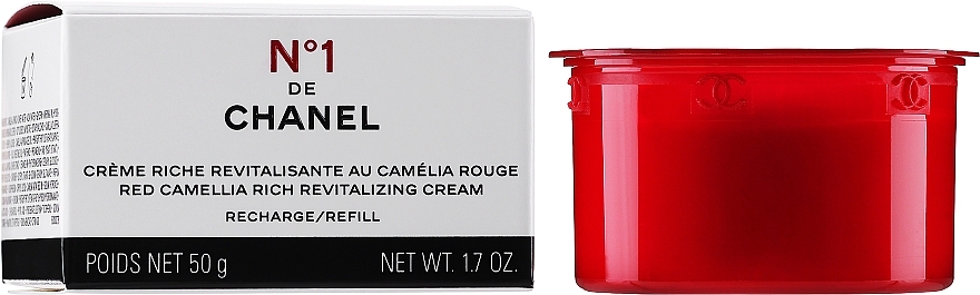 Rewitalizujący krem do twarzy - Chanel N1 De Chanel Red Camellia Rich Revitalizing Cream Refill (wymienny wkład) — Zdjęcie N2