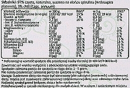 PRZECENA! Suplement diety Spirulina + chrupiące chili - Moma Aurospirul Spirulina Chili Crunchy * — Zdjęcie N2